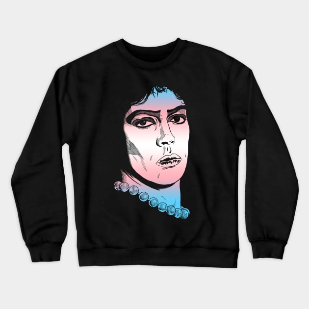 Rocky trans pride Crewneck Sweatshirt by JonathanGrimmArt